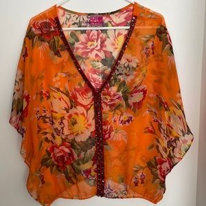 Free People Floral Top